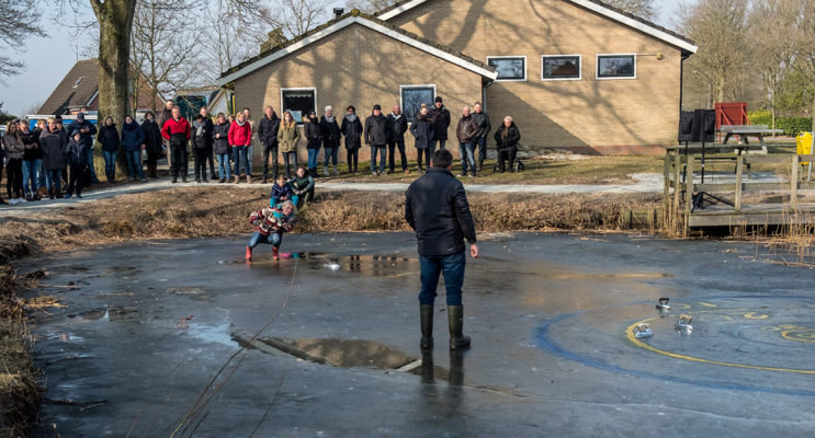 Prachtig weer handicap bij het Strijkboutgooien Altena