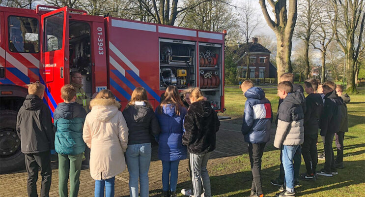 Geslaagde spreekbeurt over de brandweer