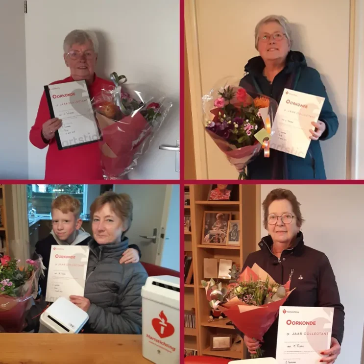 Heel veel bedankjes…