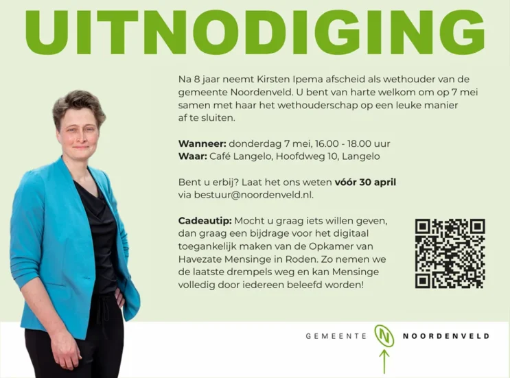 uitnodiging afscheid Ipema